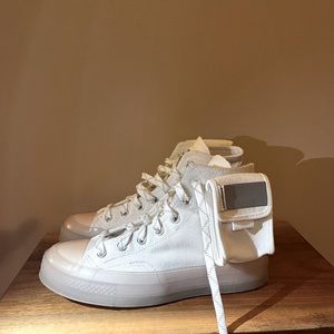 Women's high top converse with pockets
